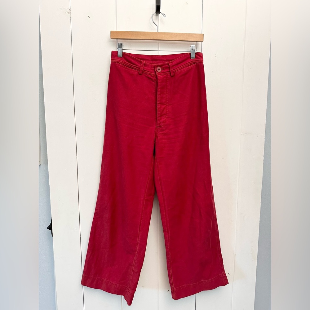 Caron Callahan Stewart Pant In Red Size 4